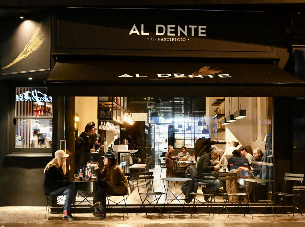 Exterior of Al Dente Pastificio - South Kensington